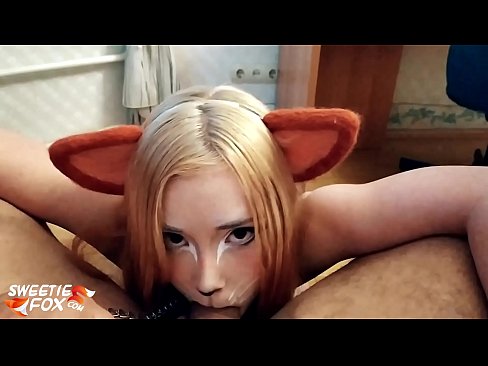 ❤️ Кицунэ заглотить хуй и сперма в рот ❤️ Красивое порно на нашем сайте ️